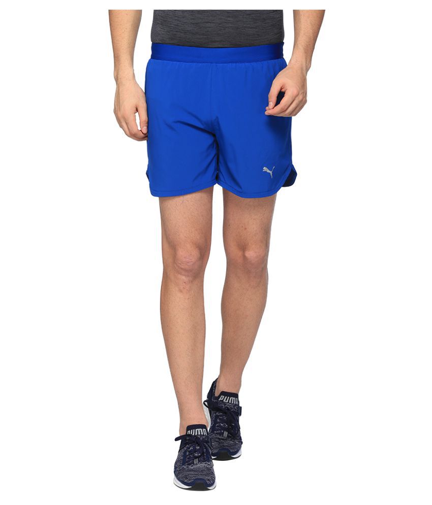 Download Puma Blue Polyester Fitness Shorts - Buy Puma Blue ...
