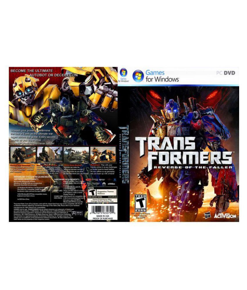 transformers revenge of the fallen pc save game download
