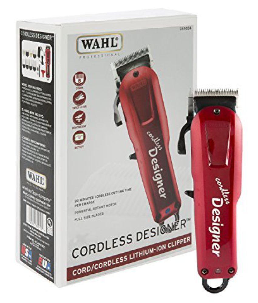 wahl designer clippers cordless