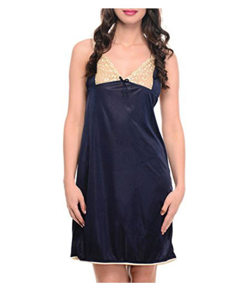 navy blue baby doll dress