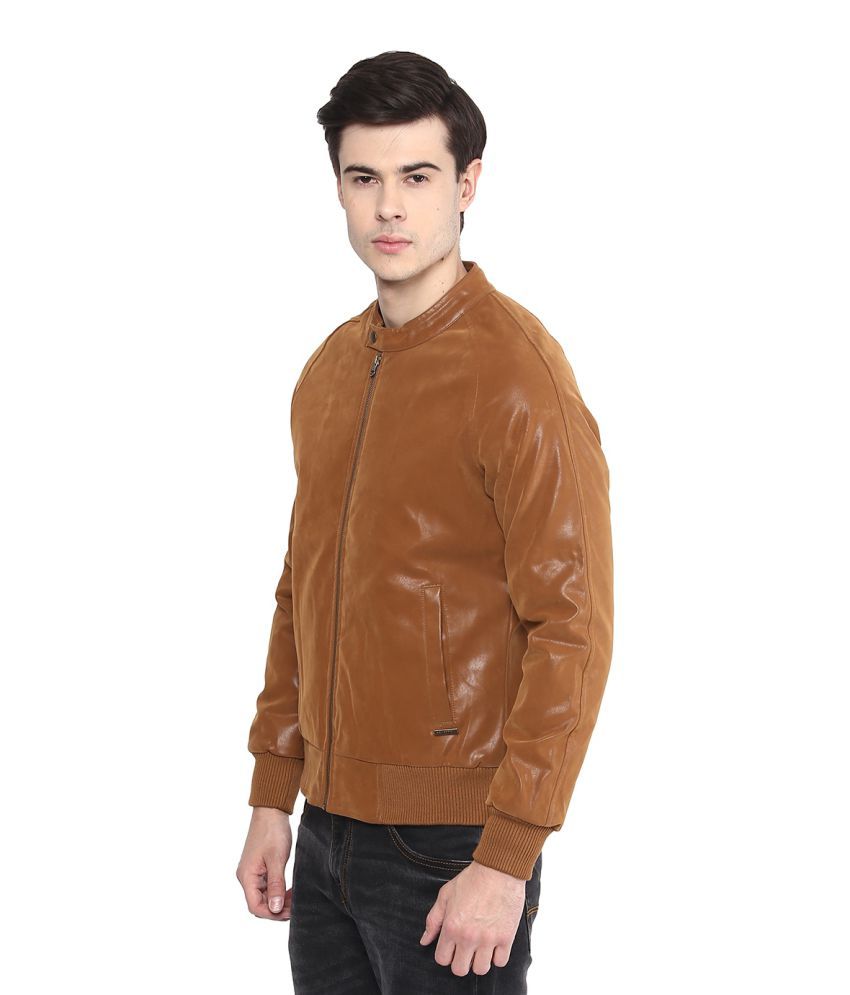 United Colors of Benetton Brown Quilted & Bomber Jacket - Buy United ...