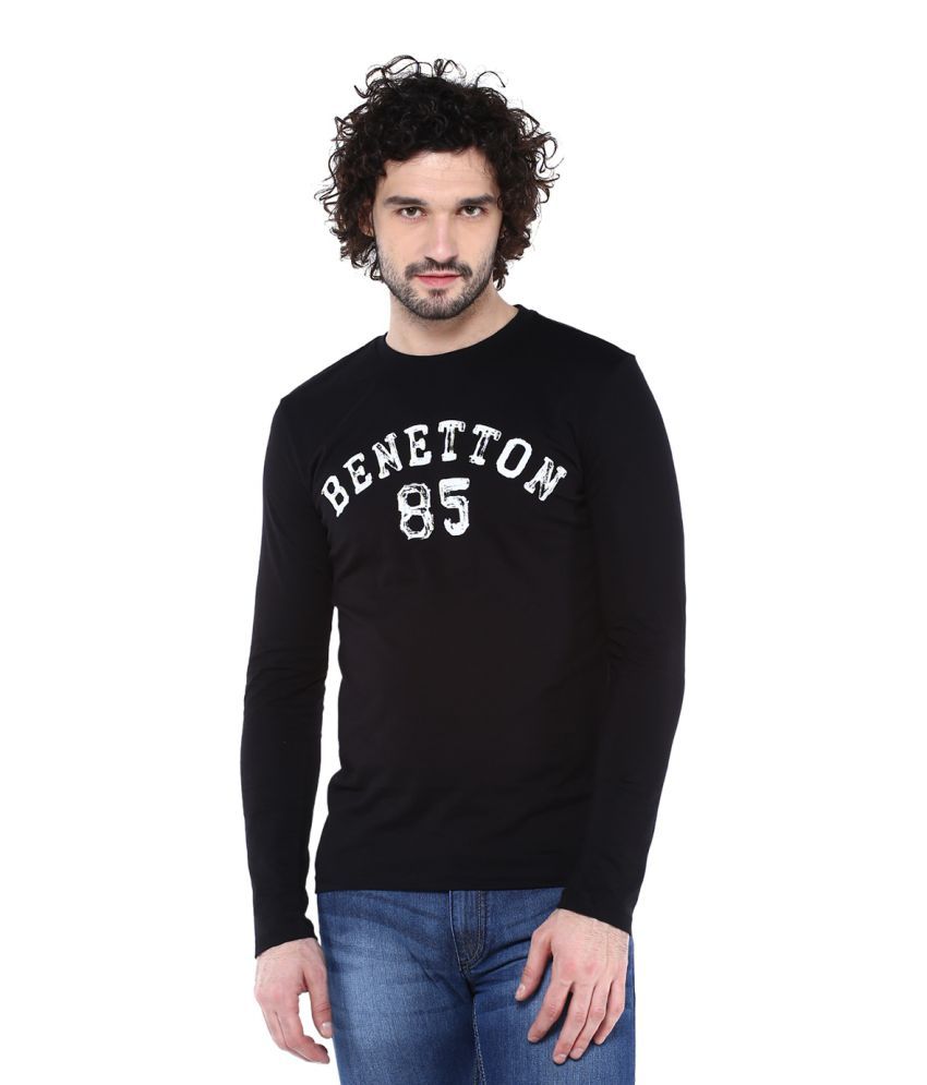 United Colors Of Benetton Black Round T Shirt Buy United Colors