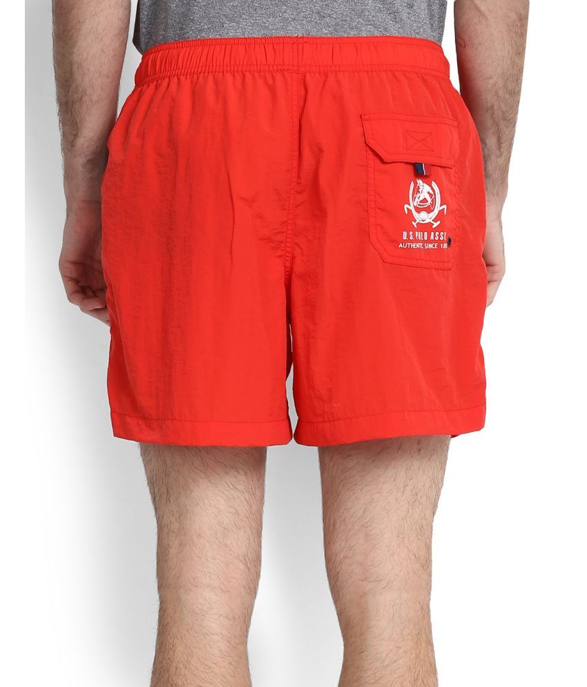 polo shorts logo all over