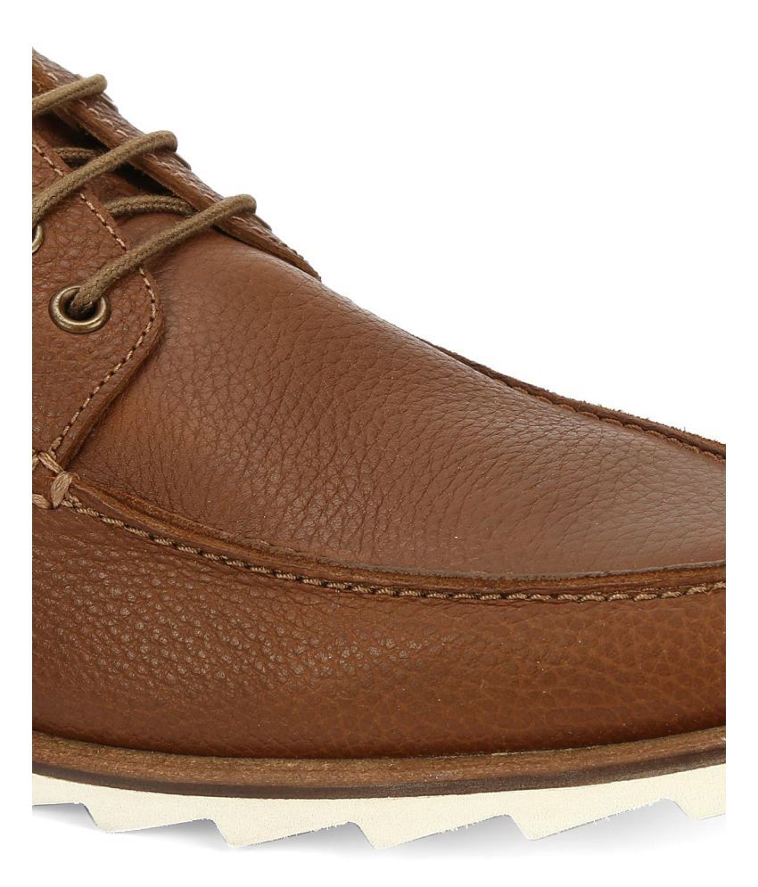 allen solly tan shoes