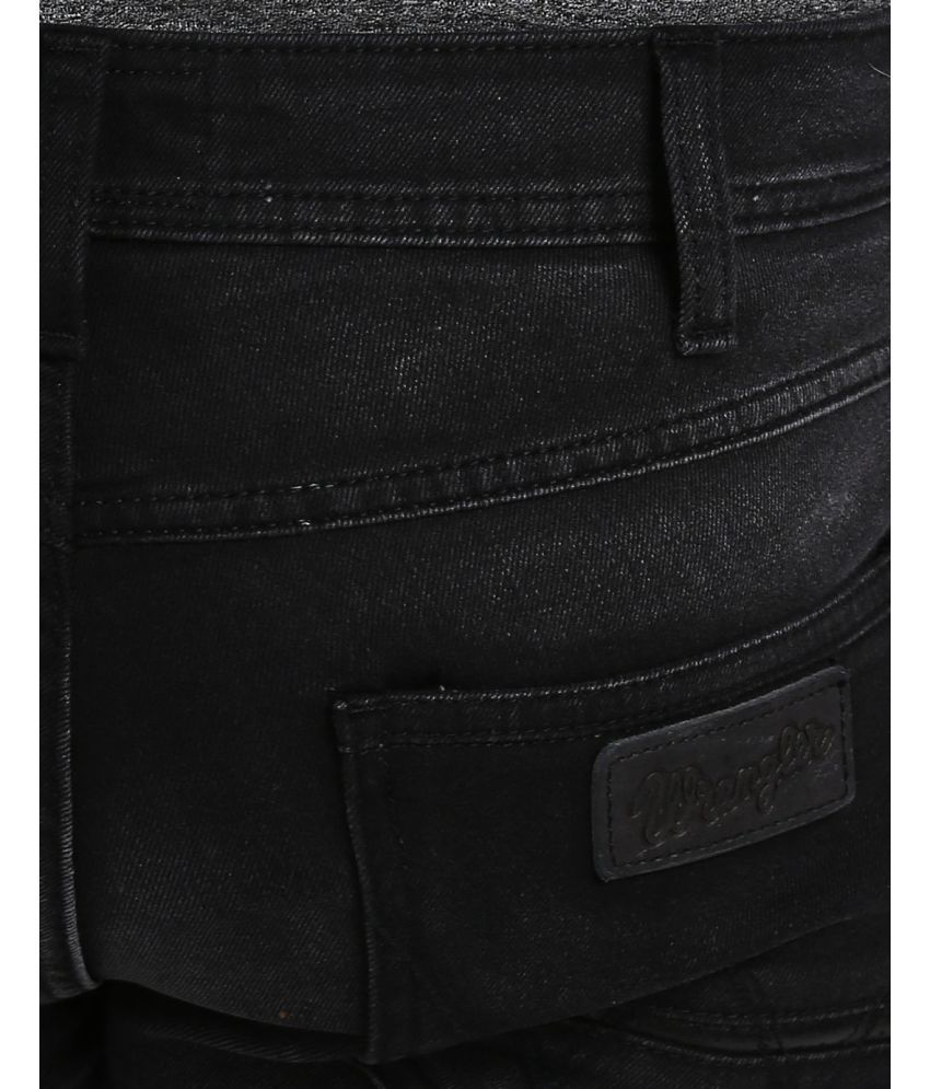 wrangler black slim fit jeans