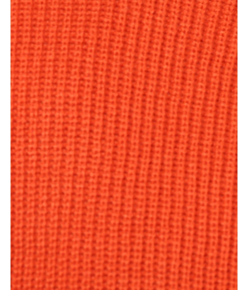 United Colors of Benetton Orange Round Neck Sweater - Buy United Colors ...