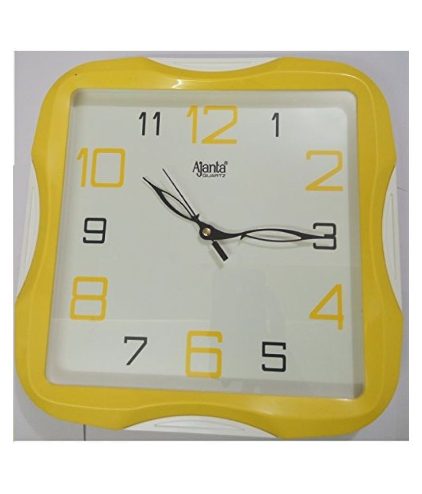 Ajanta Quartz Wall Clock Square Shape 2007 Price in India Buy