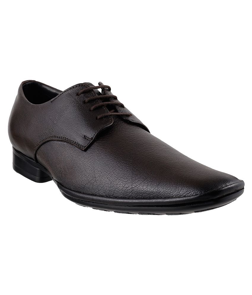 mochi brown formal shoes