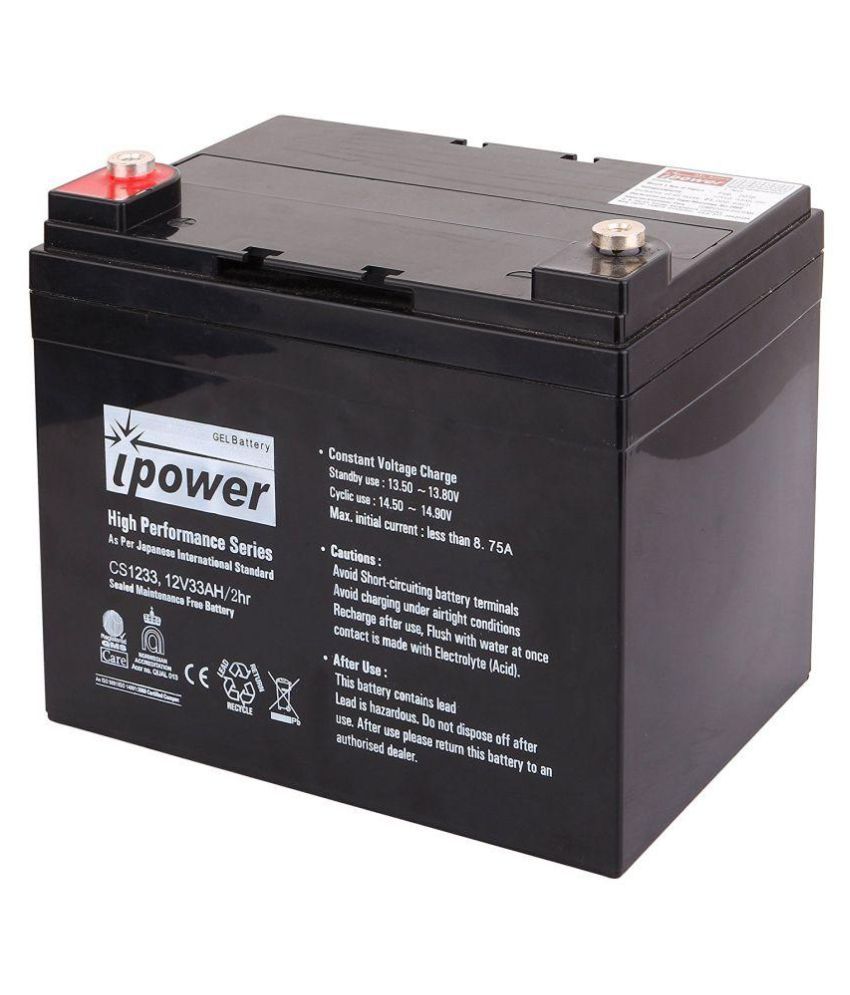 I-Power 33 CS1233 Ah Battery Price in India - Buy I-Power 33 CS1233 Ah ...