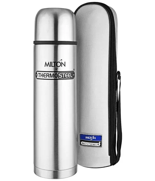 Milton Thermosteel Flip Lid Flask Silver - 1000 ml