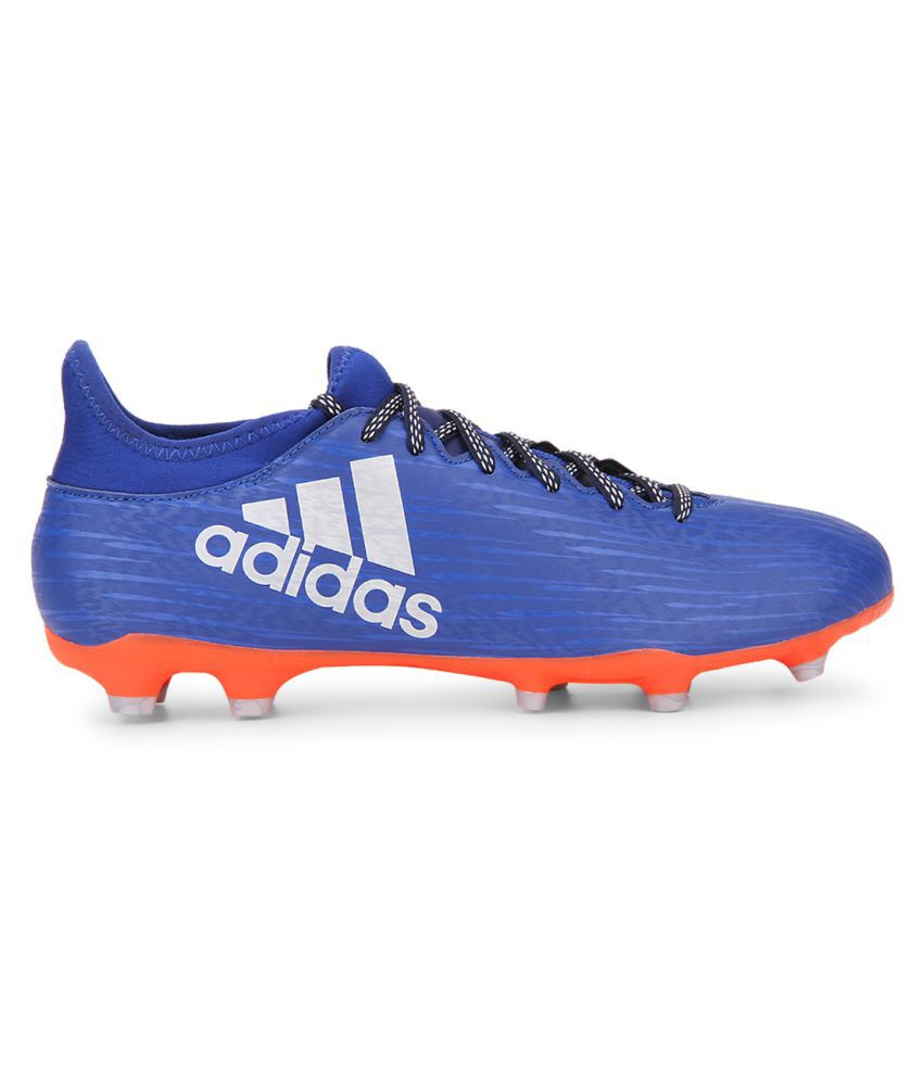 Adidas X 16.3 FG Blue Football Shoes 