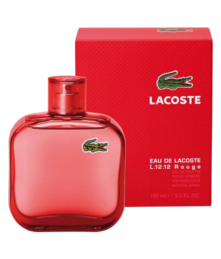 Lacoste L12.12 Rouge Edt 100ml Snapdeal price. Perfumes Deals at ...