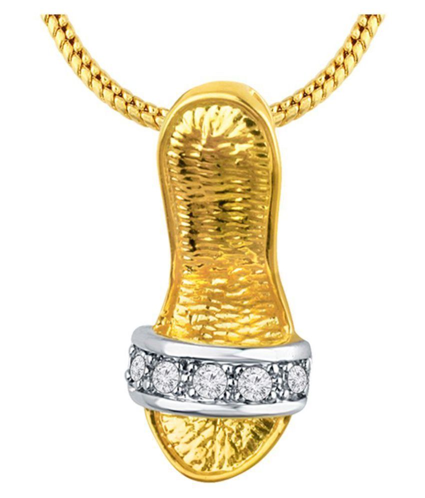     			Spargz - Golden Pendant ( Pack of 1 )