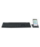 Logitech K375s Black Wireless Desktop Keyboard Heightx Widthx Depth: 0.81 in x 17.15 in x 5.41in