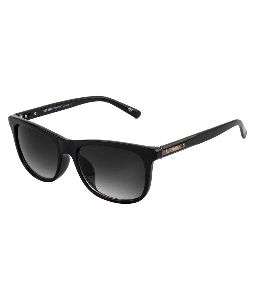 Superman Black Wayfarer Sunglasses ( SM 