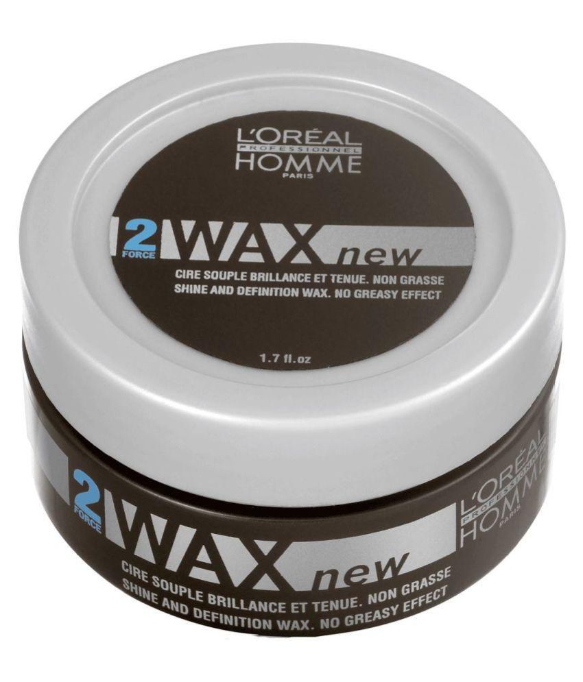 Loreal Imported Loreal Homme Hair Wax New Moisturizing Wax 50 Ml