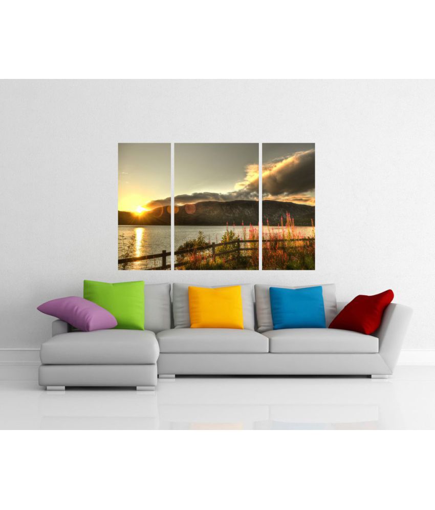    			Decor Villa Vinyl Wall Poster Without Frame Set of 3