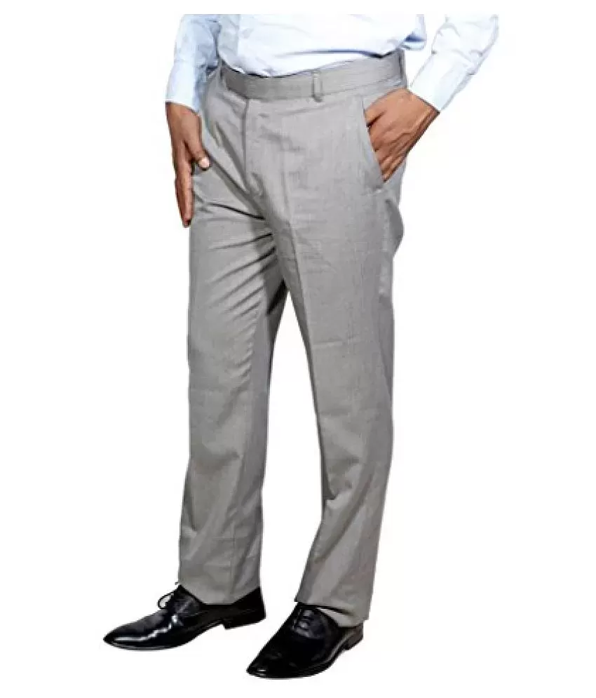 Indiweaves Mens 3 Rayon Formal Trousers and 2 Lower/Track Pants
