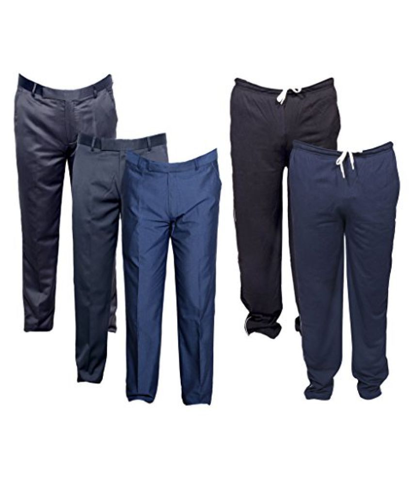 men's cotton track pants combo offer