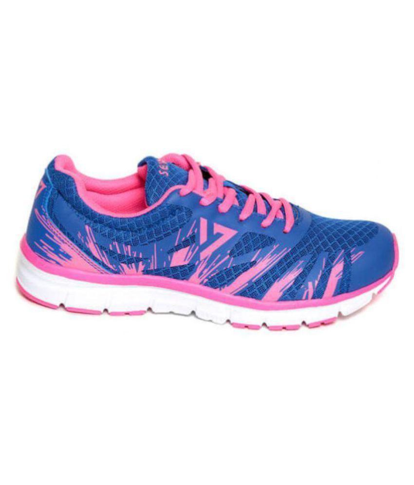 Seven by M.S. Dhoni Blue Running Shoes Price in India- Buy Seven by M.S ...