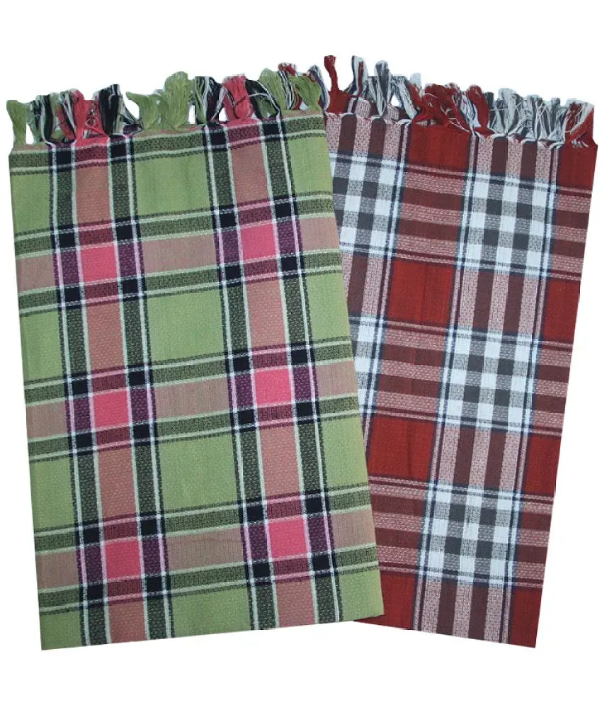 SBN New Life Style Set of 2 Cotton Bath Towel Multi Buy SBN New