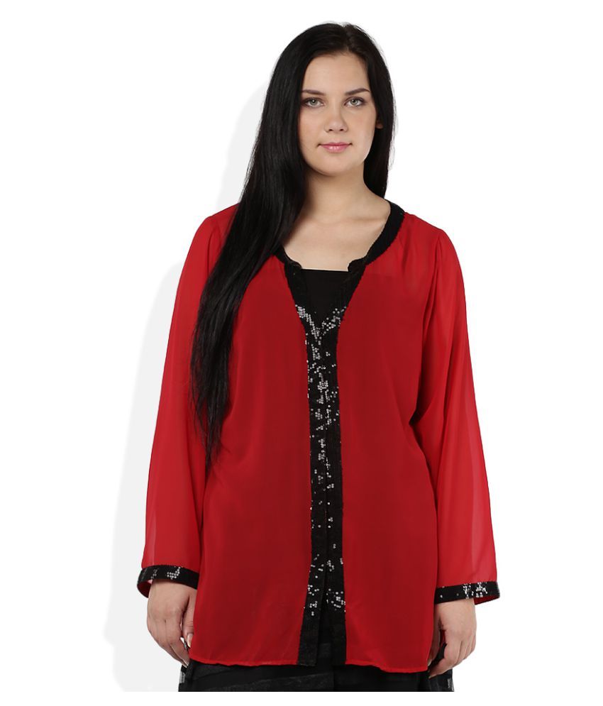 georgette black shirt