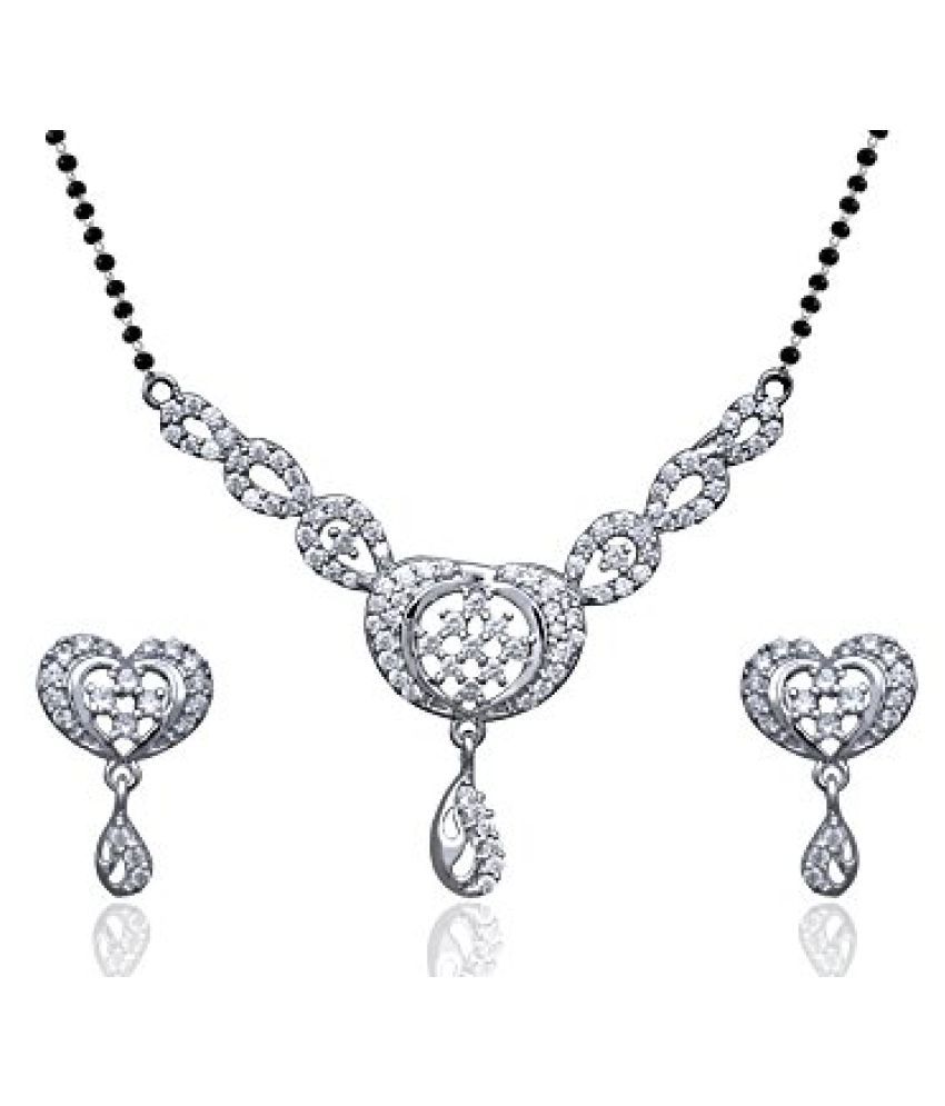 swarovski diamond mangalsutra