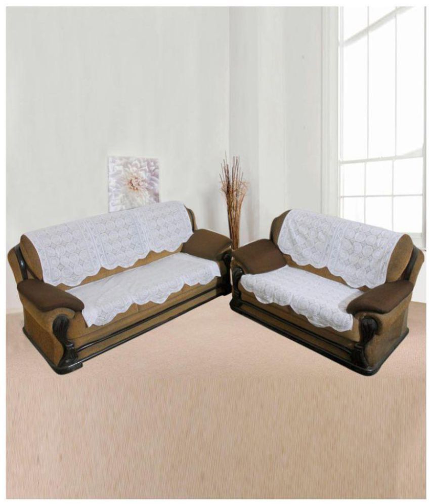 Handloom Villa 5 Seater Set of 4 Sofa Cover Set Buy Handloom Villa 5