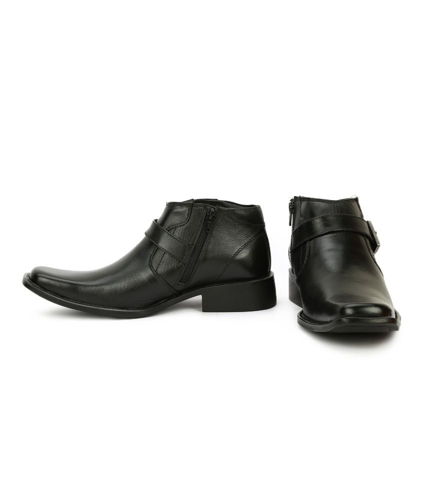 Franco Leone Black Casual Boot - Buy 