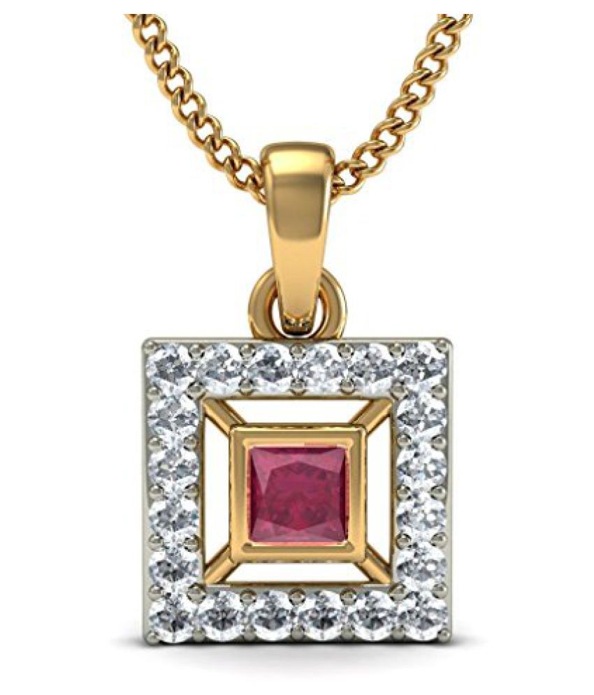 gold pendant bluestone