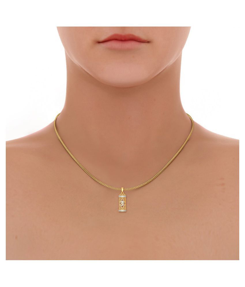 BlueStone 18k Yellow Gold and Diamond 