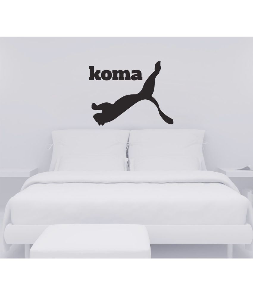     			Decor Villa Koma Vinyl White Wall Stickers