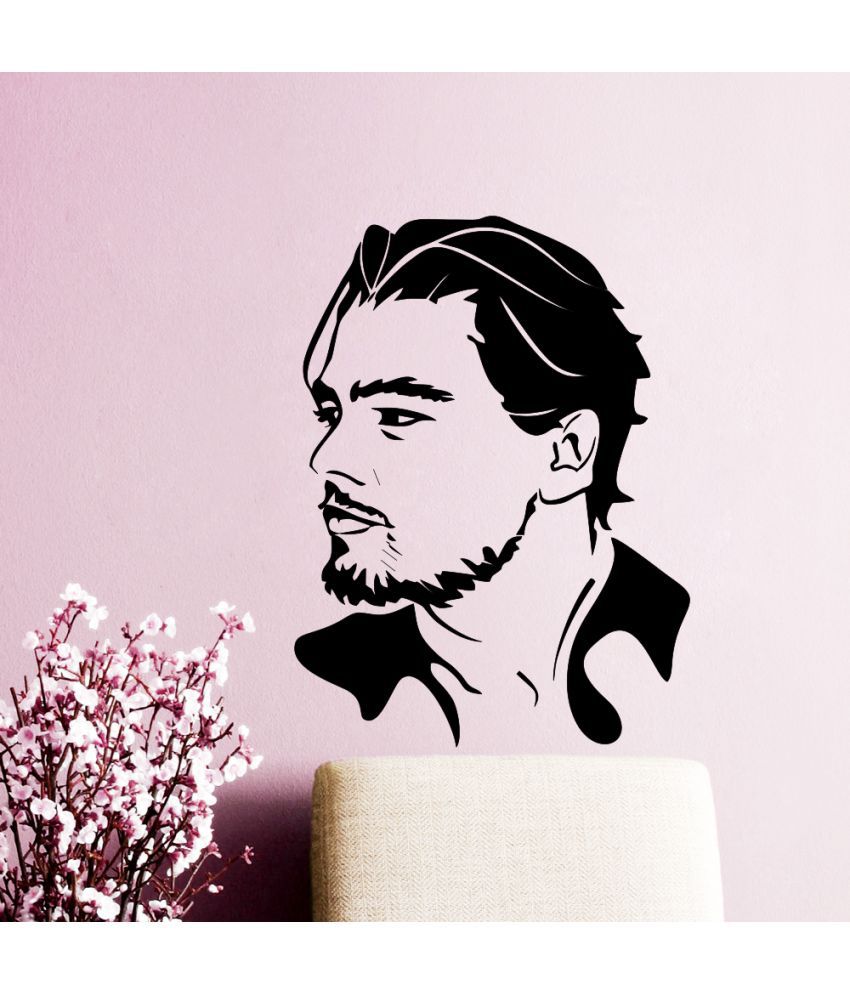     			Decor Villa Leonardo DiCaprio Vinyl Black Wall Stickers