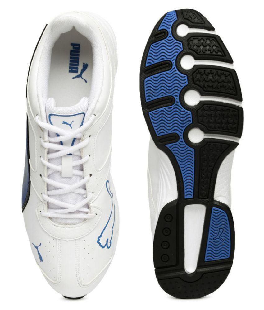 Puma TAZON VI DP White Running Shoes - Buy Puma TAZON VI DP White ...