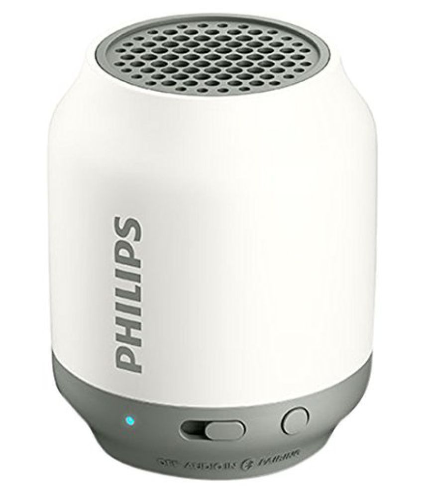 Buy Philips BT50W/37 Mini Portable Wireless Bluetooth Speaker (White