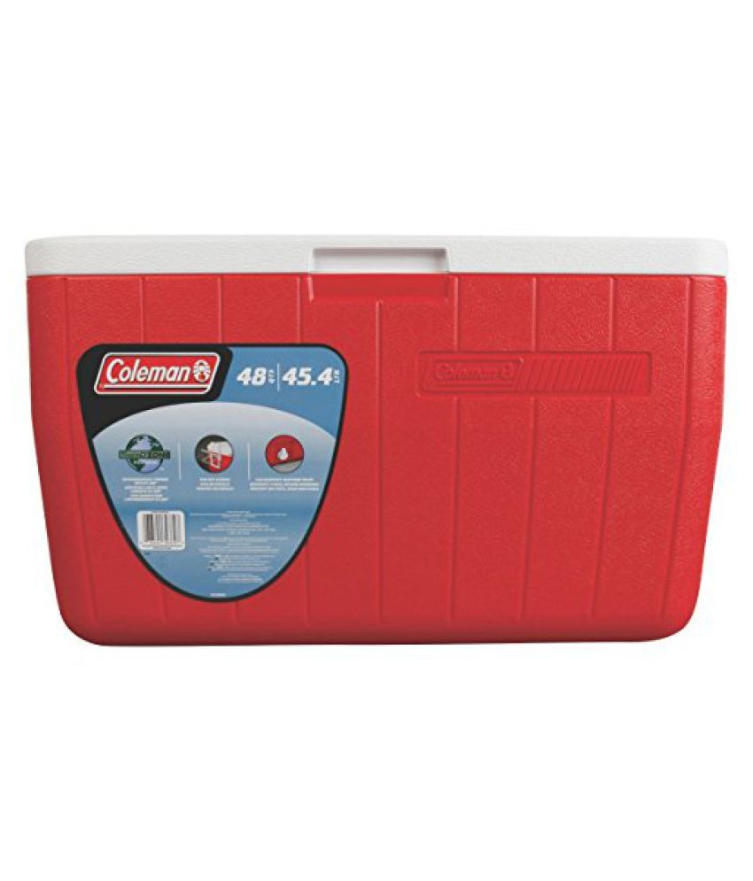Coleman 48Qt/45.50 Liter Cooler No Tray (Red) Buy Online at Best Price
