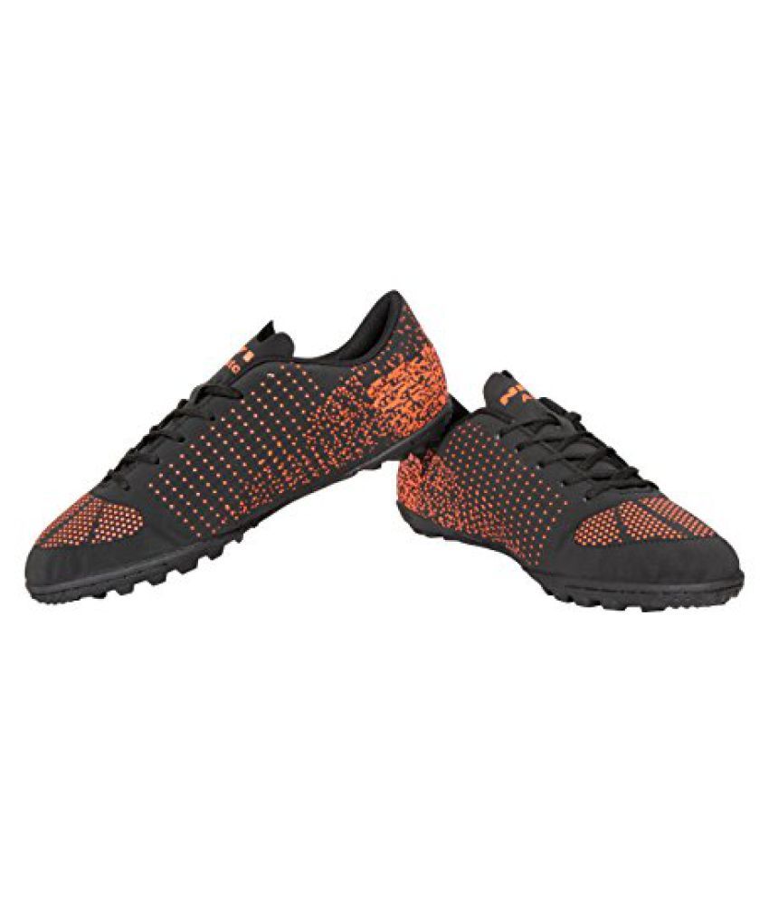 nivia aviator football shoes black orange