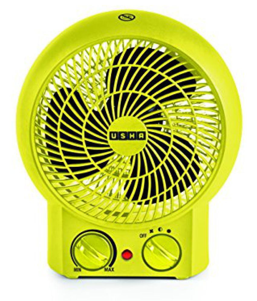 Usha Fh 3620 2000 Watt Fan Heater Yellow Price In India