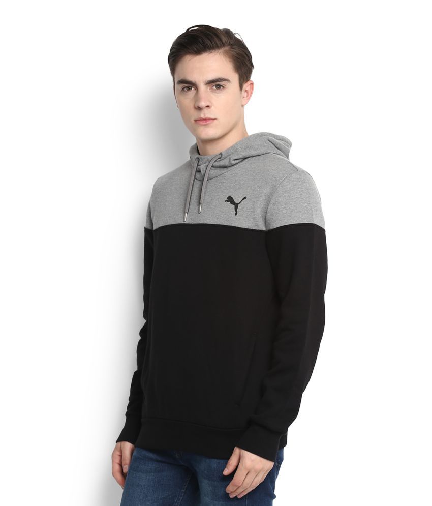 Puma Black Hooded Sweatshirt - Buy Puma Black Hooded Sweatshirt Online ...