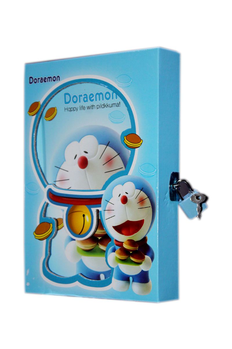     			Scrazy Doraemon Personal Secret Personal Lock Journal Diary Notebook Diary