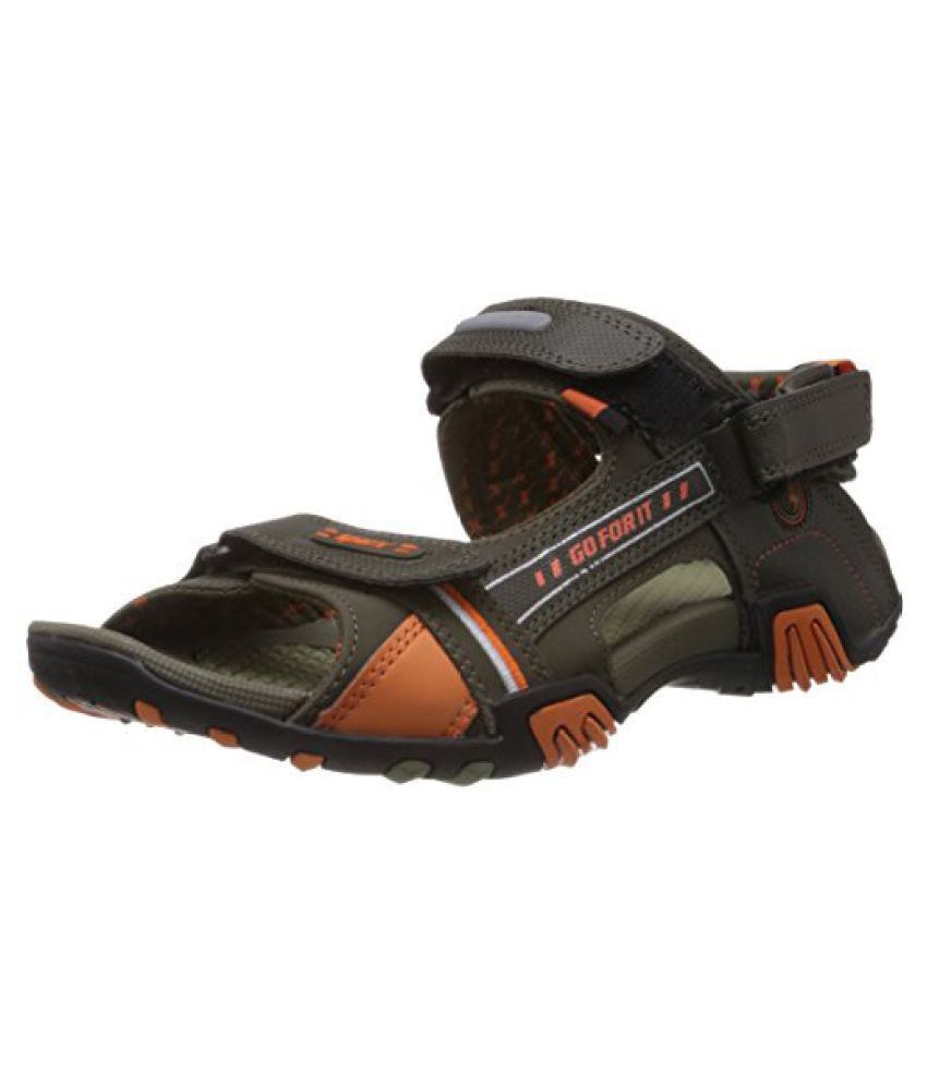 sparx orange sandals