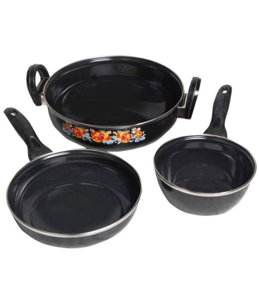 Blooming India 3 Piece Cookware Set Buy Online at Best Price in India Snapdeal