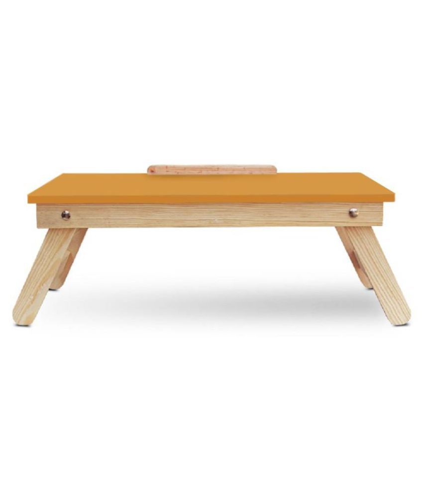 Ibs Full Open Foldable Solid Wood Portable Laptop Table Finish Ibs Full Open Foldable Solid Wood Portable Laptop Table Finish Color Orange