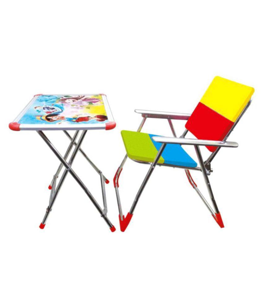 baba ji enterprises Foldable Study Table and Chair Set ... on {keyword}