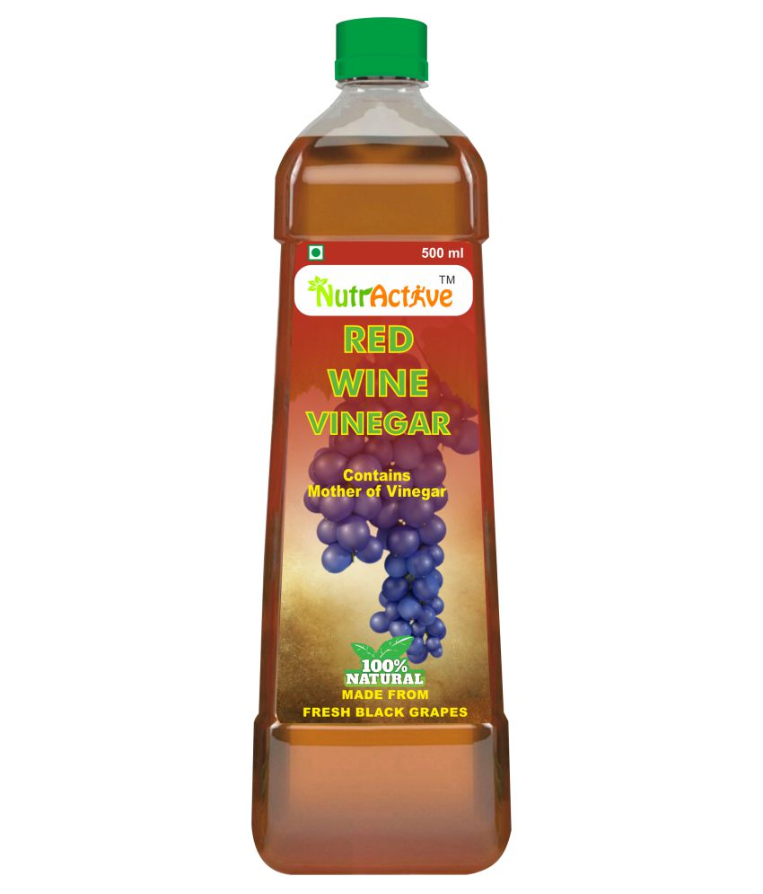 NutrActive Red Wine Vinegar Balsamic Vinegar Black Grapes Vinegar