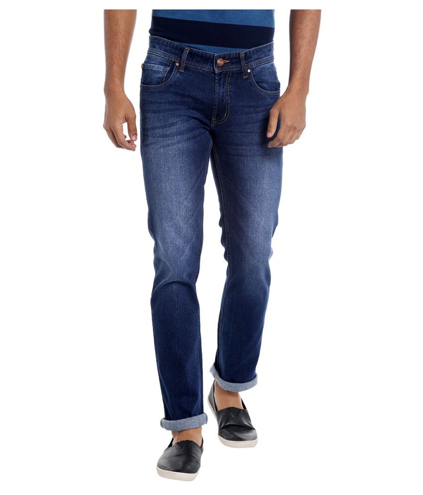 Numero Uno Blue Slim Jeans - Buy Numero Uno Blue Slim Jeans Online at ...