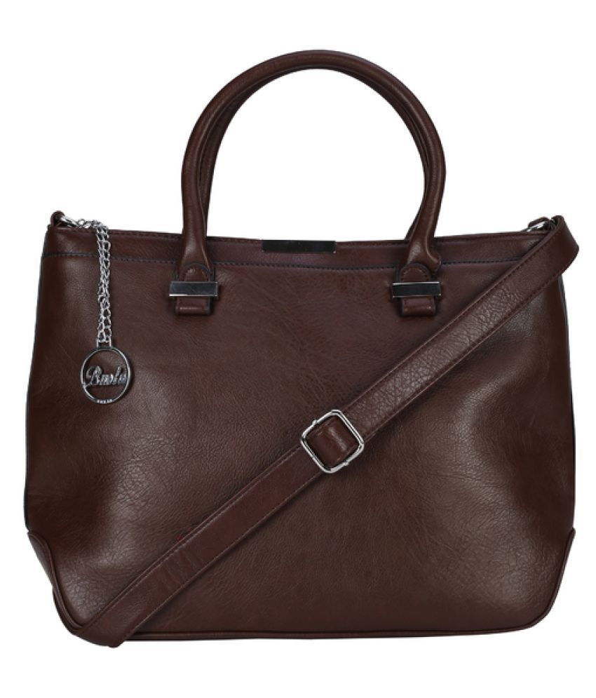 Busta Brown Faux Leather Handheld - Buy Busta Brown Faux Leather ...
