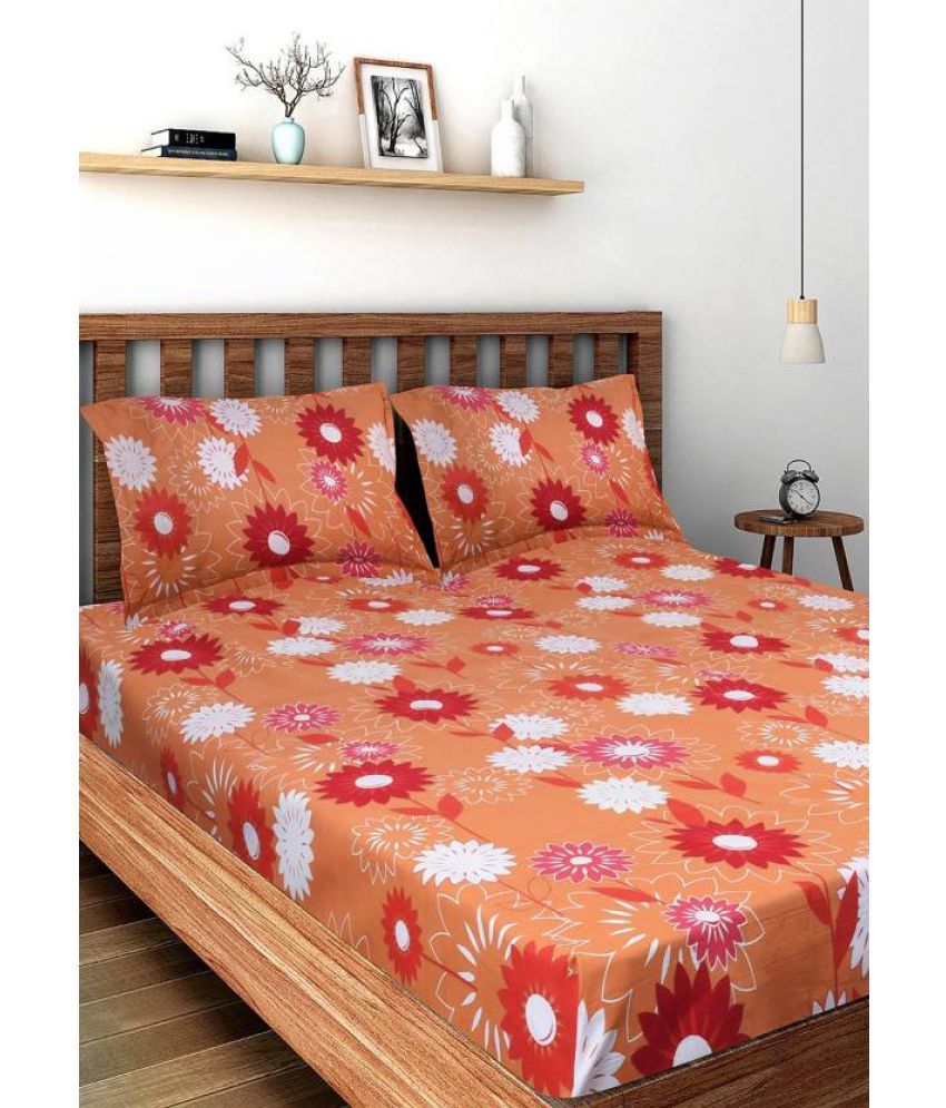 Bombay Dyeing Cotton Double Bedsheet with 2 Pillow Covers Buy Bombay