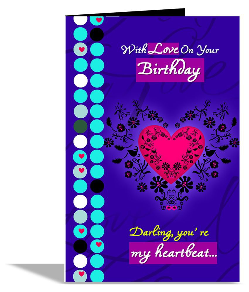 Darling Youre My Heartbeat Greeting Card - 