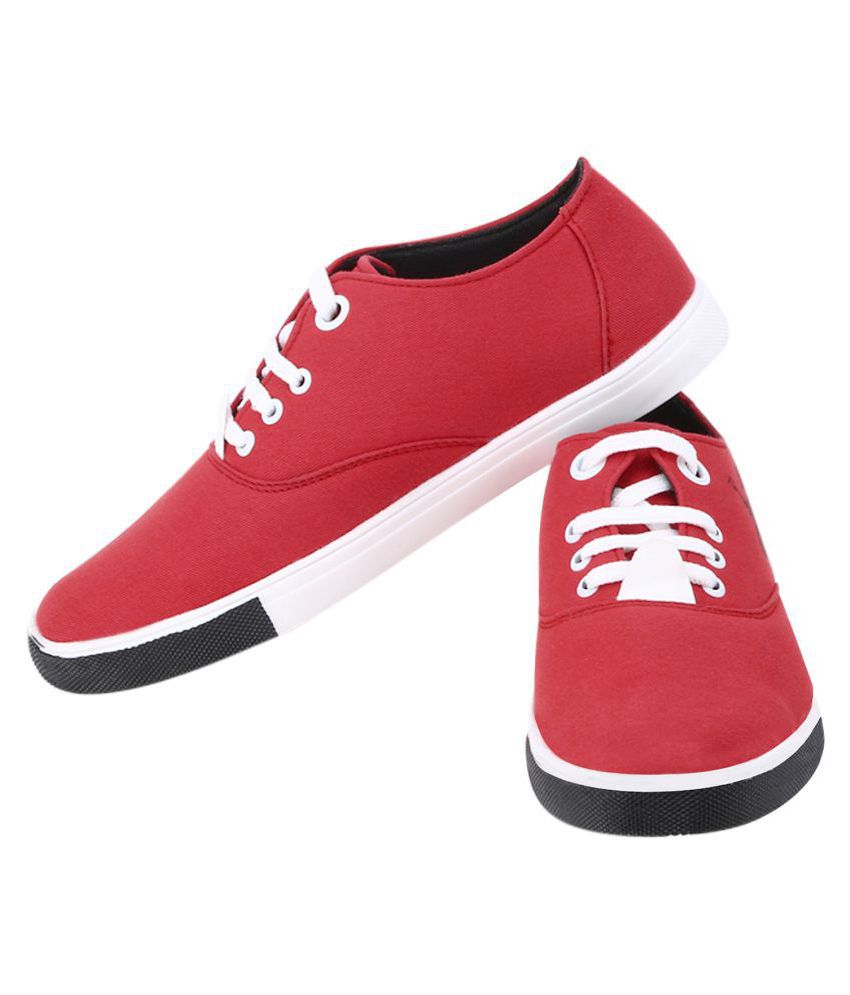 Kzaara Sneakers Red Casual Shoes - Buy Kzaara Sneakers Red Casual Shoes ...